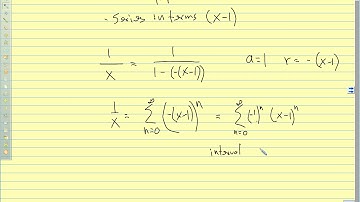 Calc II 2017 9.9 Representing Functions With Power Series