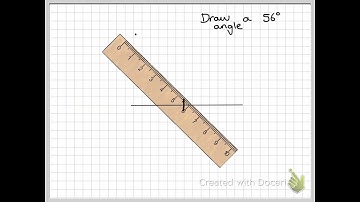 Protractor Basics - how to use a protractor to measure and draw an angle.