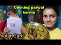 Cooking parwal korma