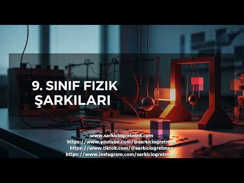 9. Sınıf Fizik Isıl denge kavramının sıcaklık farkı ve ısı kavramı ile olan ilişkisini a v 2 — 9. Sınıf Fizik eğitim şarkısı kapak görseli