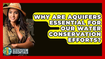 Why Are Aquifers Essential For Our Water Conservation Efforts? - Ecosystem Essentials
