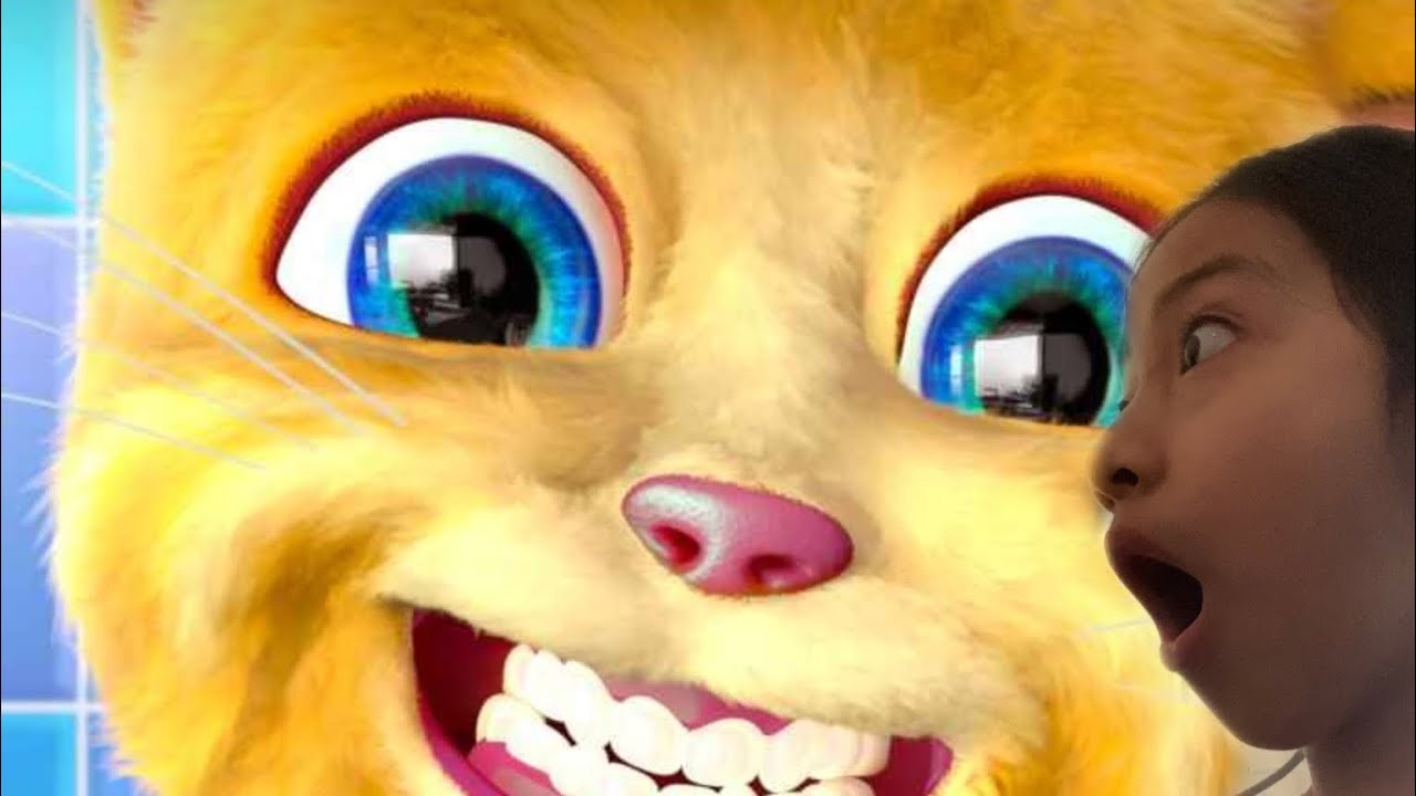 I FOUND SOMETHING IN TALKING GINGER’S EYES! YouTube