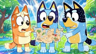 Datos THE MAP GOT WET! Treasure Hunt Turns Into a FUNNY Puzzle Adventure 😳🌧️ | Bluey Puppy World Noticias