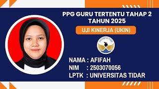 VIDEO UKIN PPG Bahasa Inggris Tahap 2 (2025) - Afifah - Descriptive Text X (Great Athletes) - PJBL
