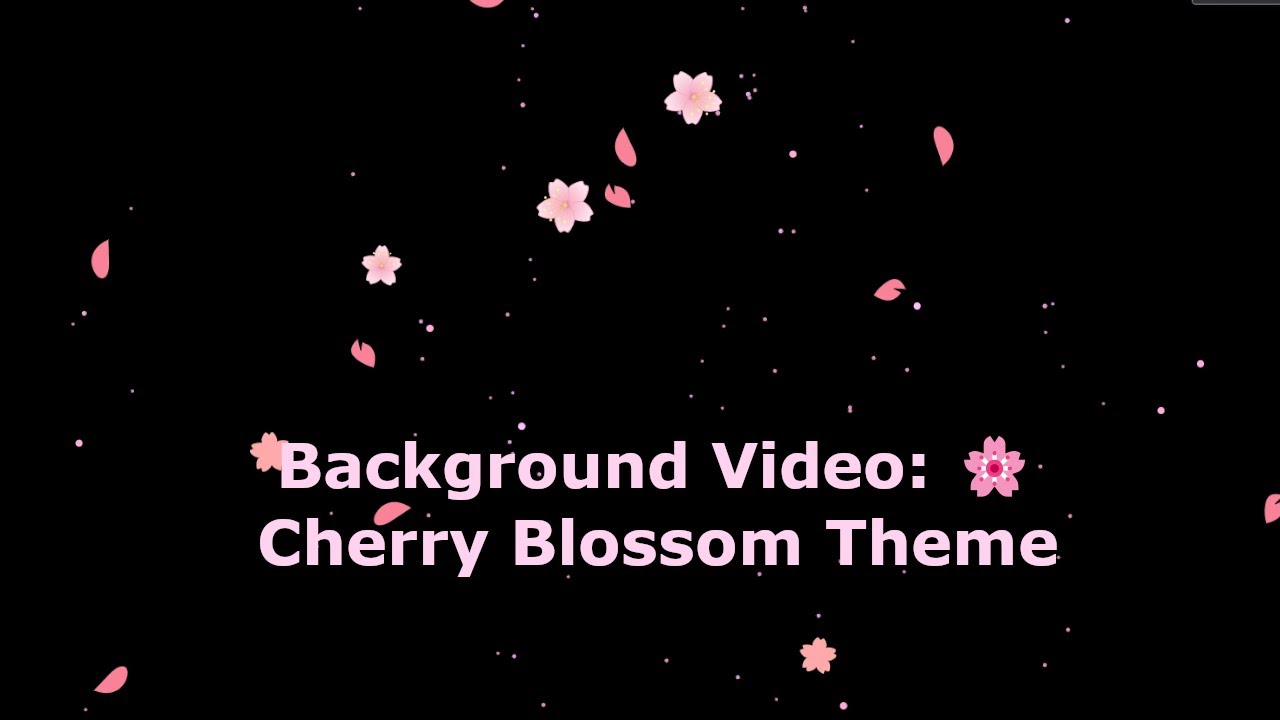 Background Video: Cherry Blossom Theme 🌸 bekijken op YouTube Background Video: Cherry Blossom Theme 🌸 bekijken op YouTube