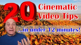 20 Cinematic Drone Video Tips in under 12 Minutes!