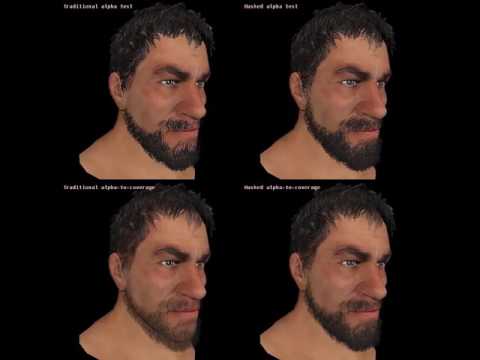 Hashed Alpha Testing