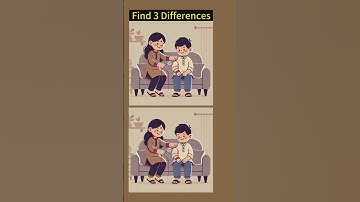 Only 1% Can Spot All 3 Differences! 😱#shorts