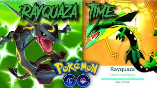 Rayquaza Shiny  Shiny pokemon, Pokemon go, Pokemon