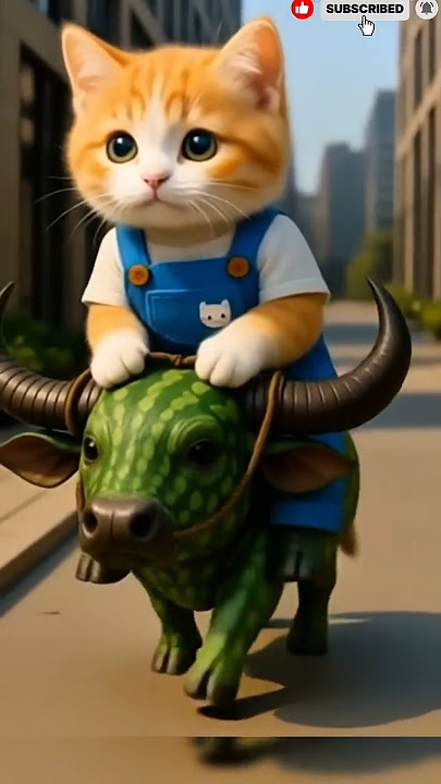 Kucing Lucu Berteman Dengan Tuyul #kucinglucu #kartun #animasi #shortsfeed #subscribe #funny