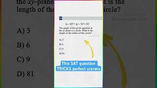 This simple SAT question TRICKS perfect scorers..
