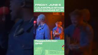 Reggaddiction performing at Lees Palace in Toronto 2025