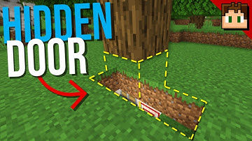 The HIDDEN TREE Door! [Minecraft Bedrock 1.21] Tutorial