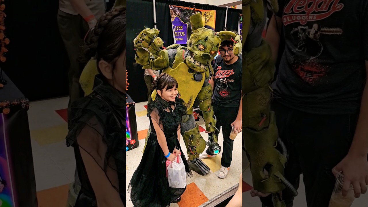 Five Nights At Freddys Springtrap Cosplay! #fnaf #halloween #costume