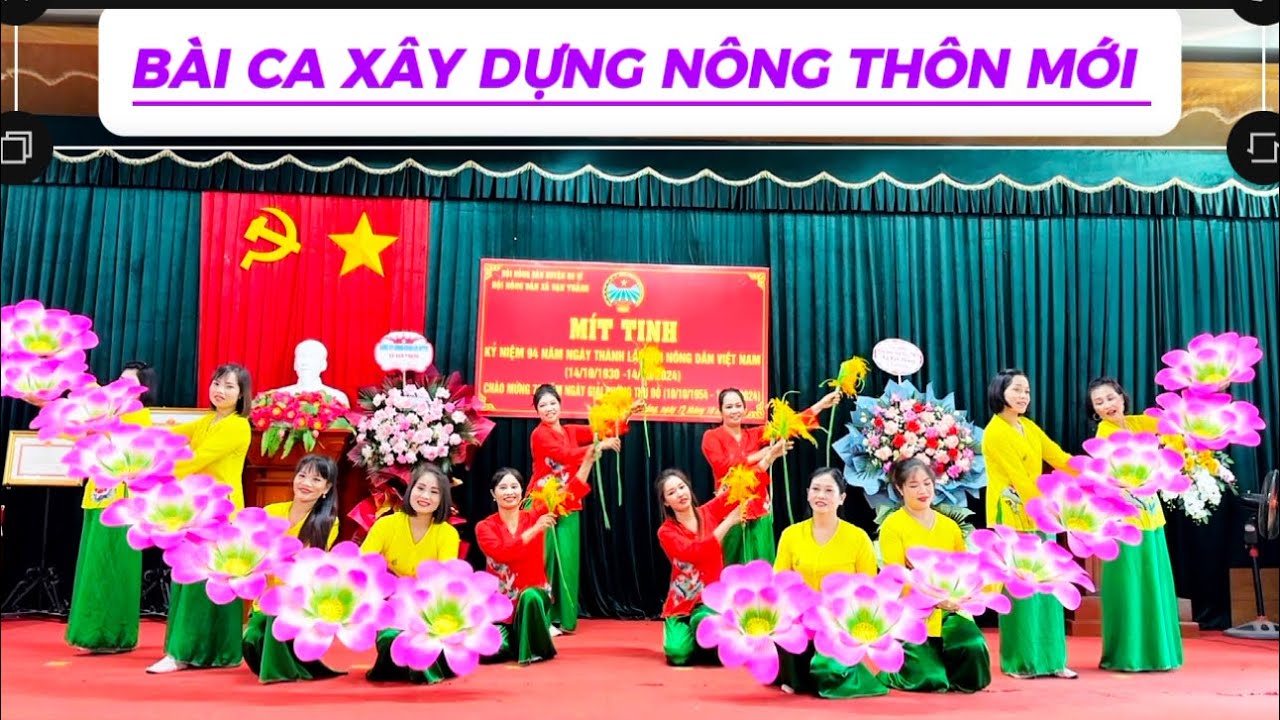 BÀI CA XÂY DỰNG NÔNG THÔN MỚI / HỘI NÔNG DÂN THÔN HẬU TRẠCH