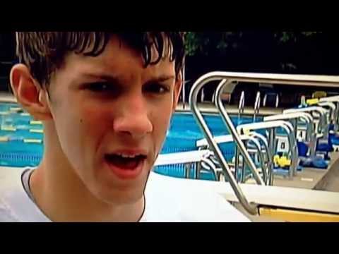 Part of my interview with some 15-year- old local swimmer and his coach from 2001