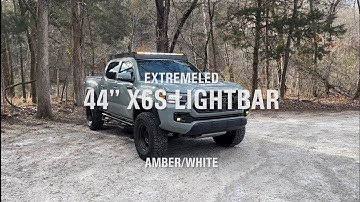 EXTREMELED 44” X6S Slim White/Amber Lightbar 21,600 Lumens