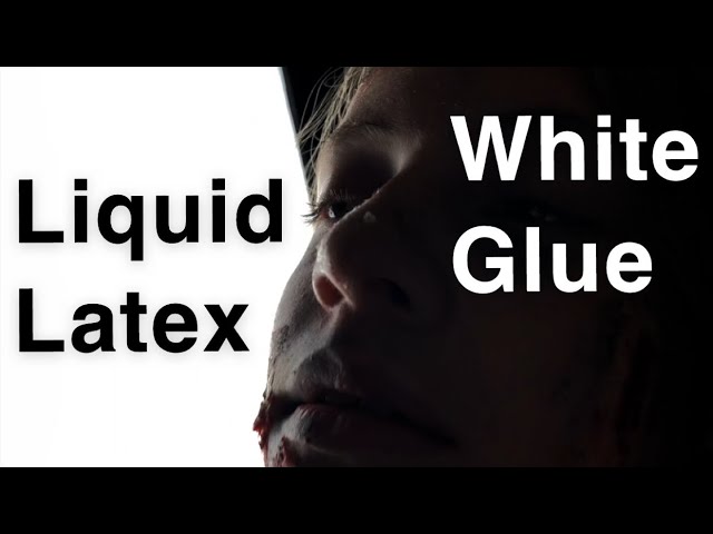 White Glue vs Liquid Latex for FX Makeup (Which is better?) - YouTube