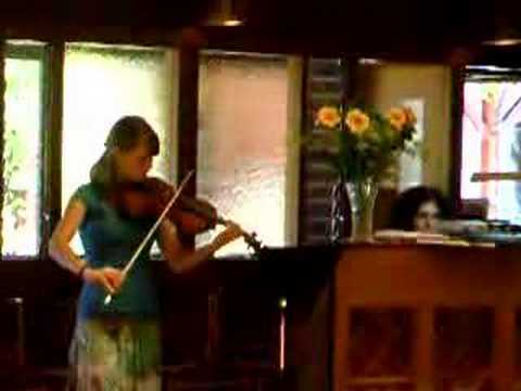 Rebekka violin recital 2007