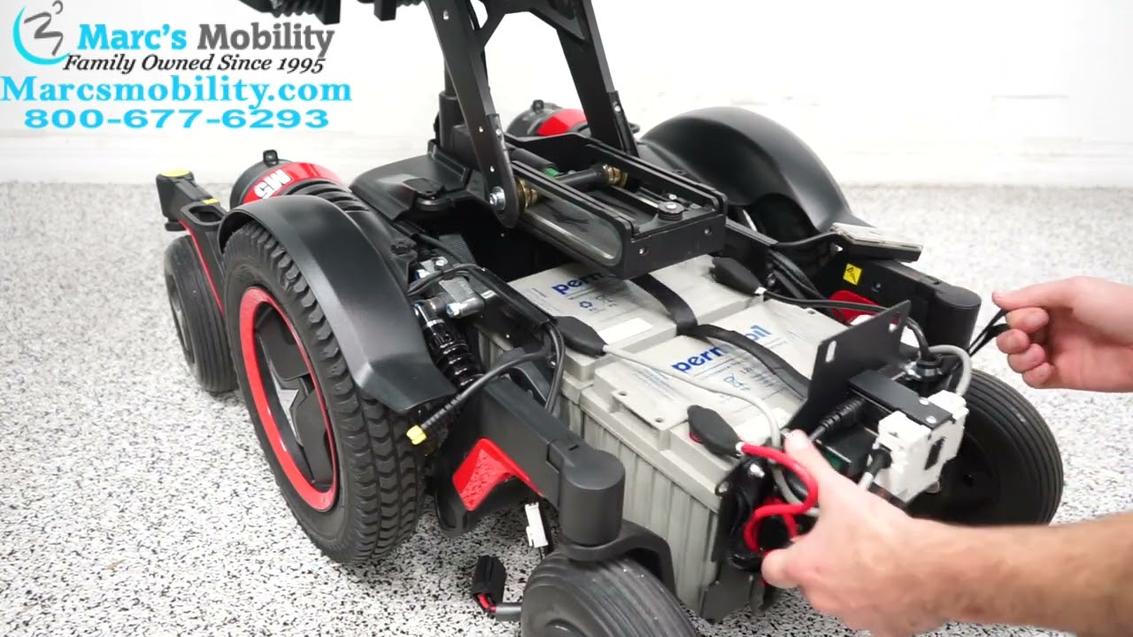 How to install Batteries in Permobil M5  M3 F3  F5  F5 VS