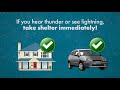 Outdoor Lightning Safety
