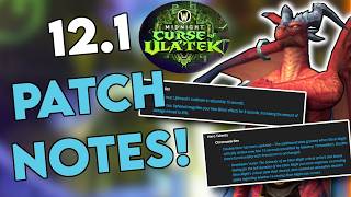 WoW 12.1 Patch Notes Review | New Dungeons, Aug Changes & Tier Sets