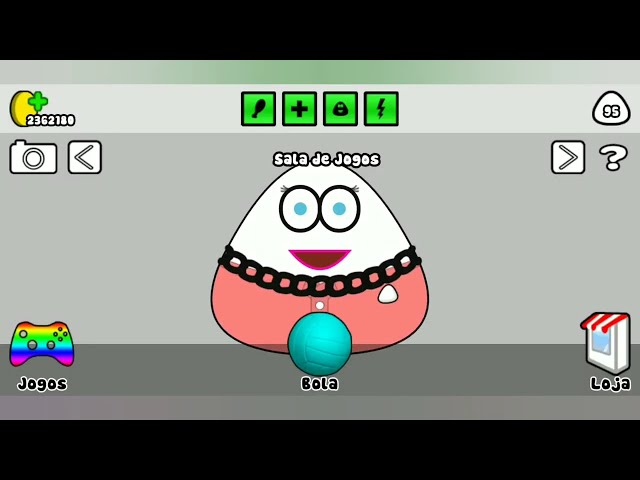 Cuidando do POU na segunda-feira  Pou e minigames parte 4 