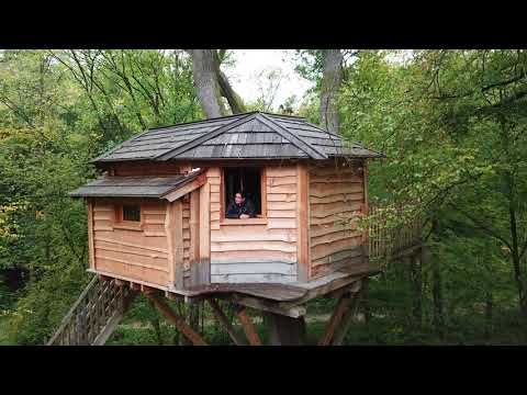 Loches - Ein Wochenende im Baumhaus in Frankreich / cabane dans les arbres en france