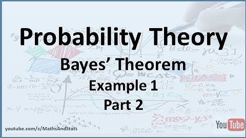Probability Theory: Bayes