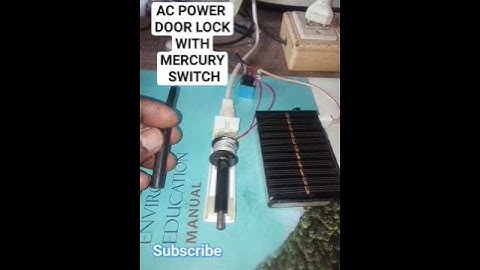 power Door lock |mercury switch#youtube