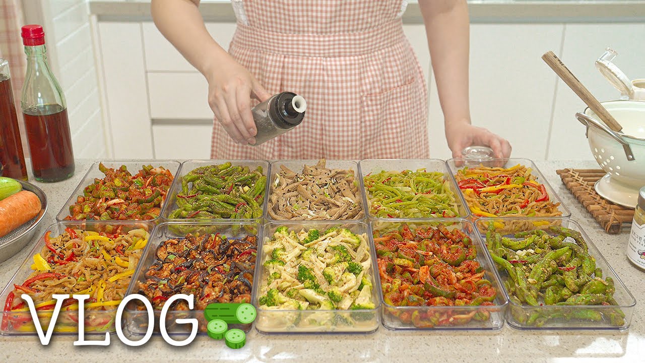 ENG | 여름철 입맛 돋우는 7가지 반찬레시피🥒 1만원대 장보기, 7~8월 제철식재료, 남편도시락 메뉴, 새로운 솥밥 아이디어