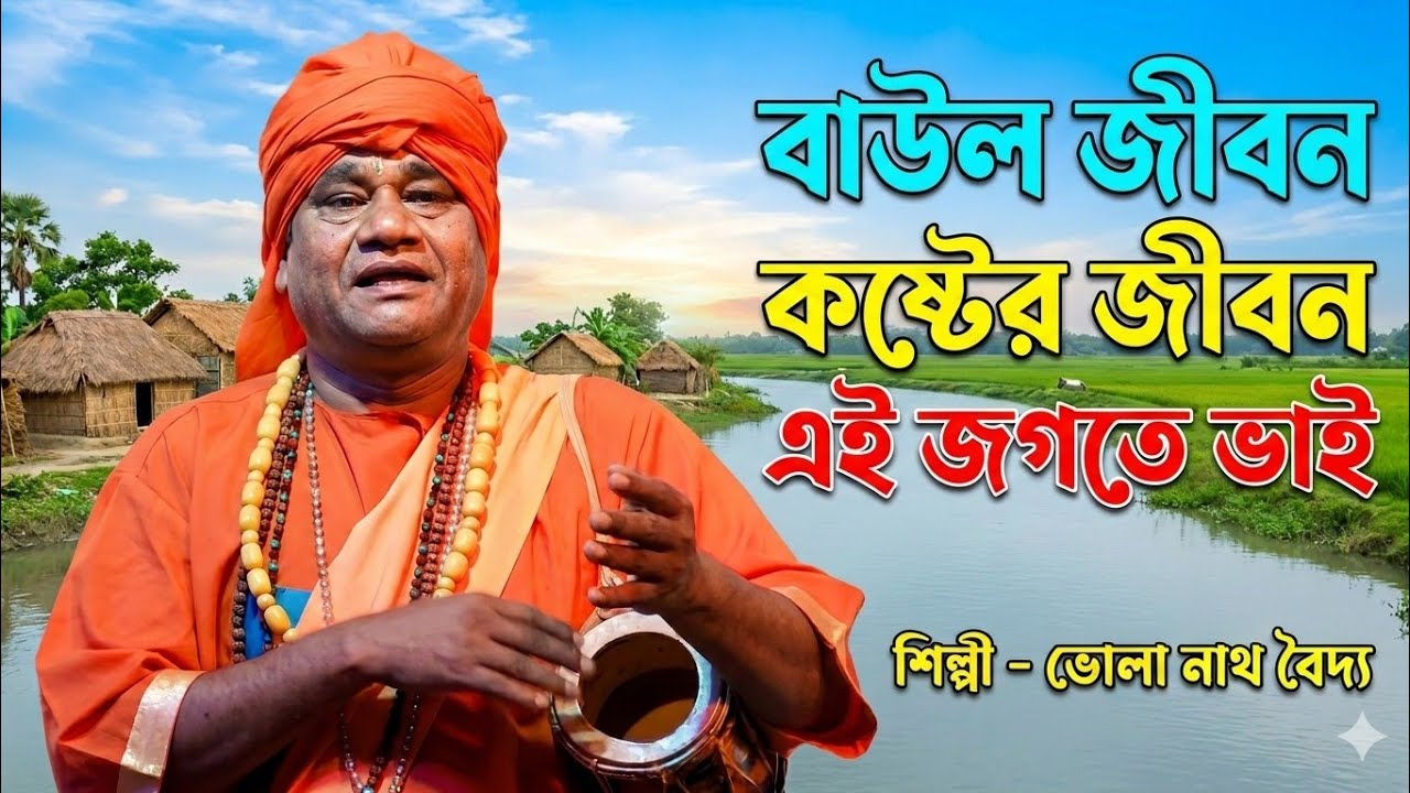 বাউল জীবন কষ্টের জীবন এই জগতে ভাই | শিল্পী ভোলানাথ বৈদ্য | হৃদয় ছুঁয়ে যাওয়া বাউল গান ২০২৬|