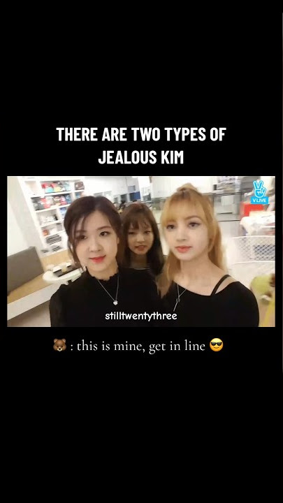 two types of jealous kim 🌈 #jenlisa #chaesoo
