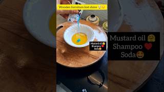 Best Trick To Make Wooden Furniture Shiny As New Again
