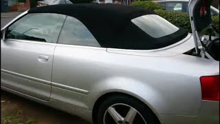 Audi A4 Convertible Roof Not Opening Fully Resolved