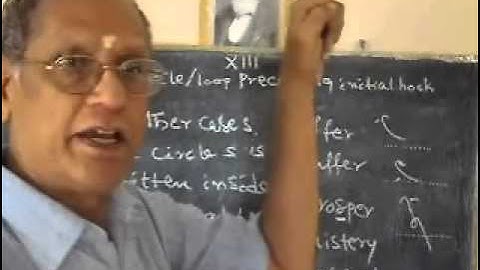 LESSON  31  Circle/ Loop preceding Initial Hook