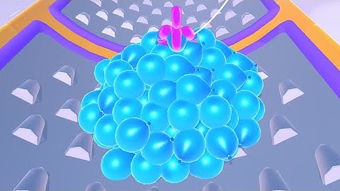 Balloon Pop Runner - All Levels Gameplay Android, iOS