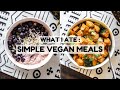 What I Eat in a Day: Simple Vegan Meals