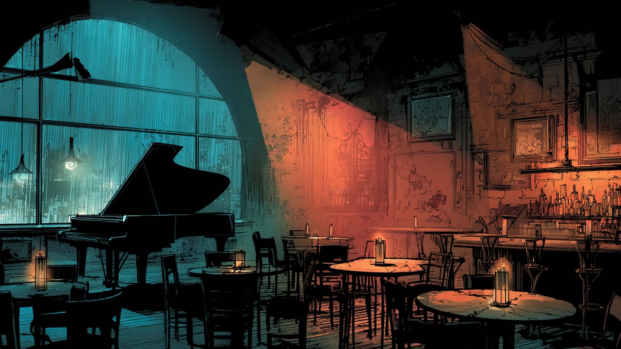 After Work Noir Café | Smooth Late Night Jazz Ambience