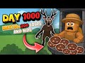 I MAKE 200 SOUPS AND HIDDEN FOR 1,000 DAY In THIS FOREST! 99 NIGHT IN THE FOREST ROBLOX