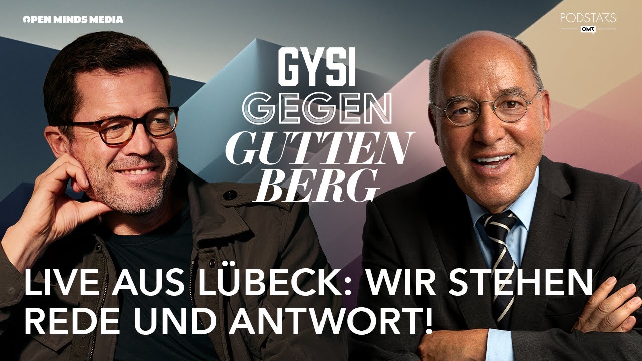 #82 GGG LIVE: Wird die Brandmauer halten? | Gysi gegen Guttenberg