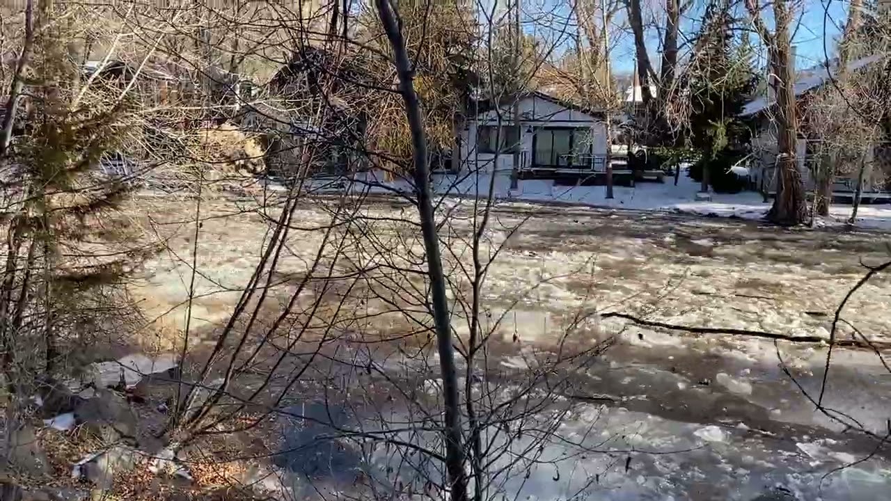 December 17, 2022 Ice Jam Release on the Fryingpan River