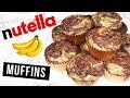 MUFFINS DE NUTELLA CON PLATANO | KARLA CELIS