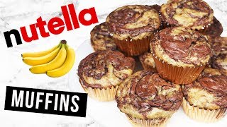 MUFFINS DE NUTELLA CON PLATANO | KARLA CELIS