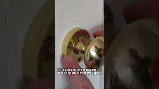 Do your door knobs keep falling off?