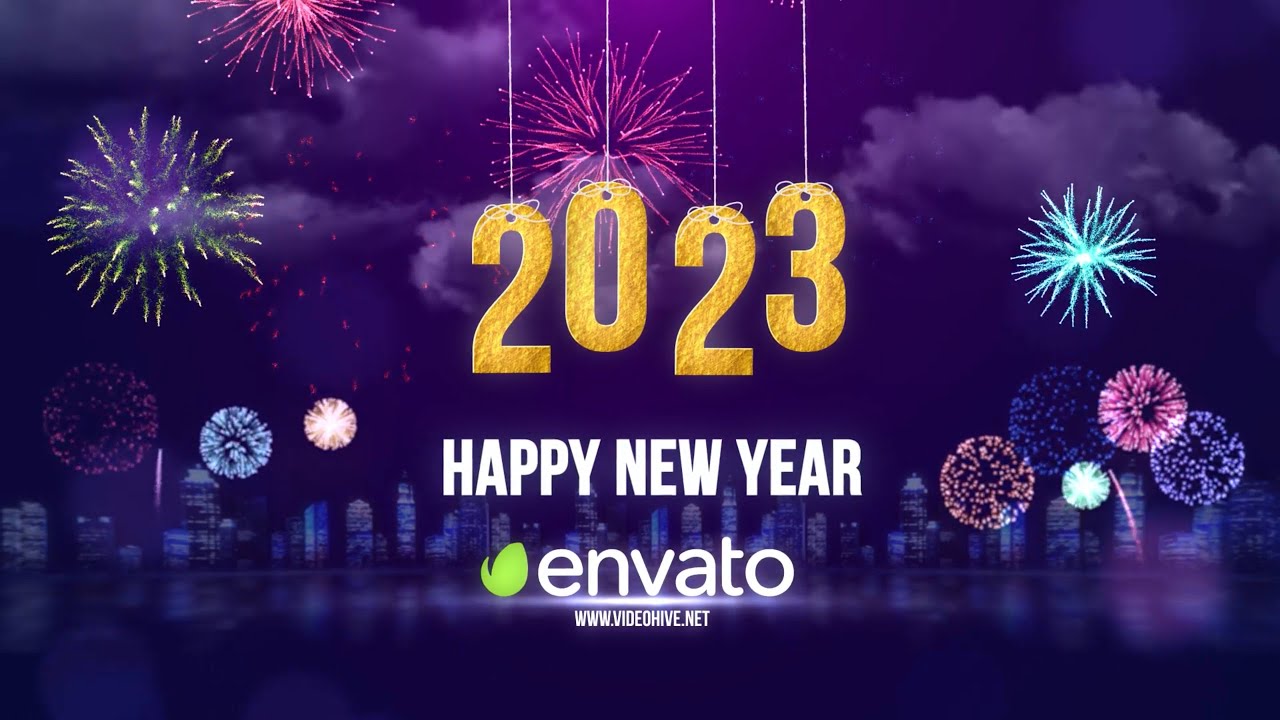 2023 New Year wishes video maker