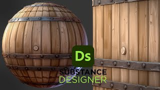 Stylized Wood Planks  Substance 3D Designer