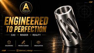 Muzzle Device CAD Model | Precision Machined Design