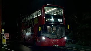Full Route Visual Route N118 Trafalgar Square To Ruislip First Bus Gemini 3 Vh45229 Bf67 Gkp