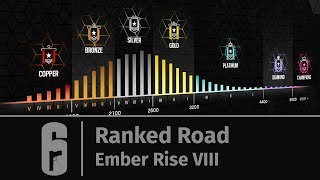 Rainbow Six: Siege - RANKED ROAD: Ember Rise VIII